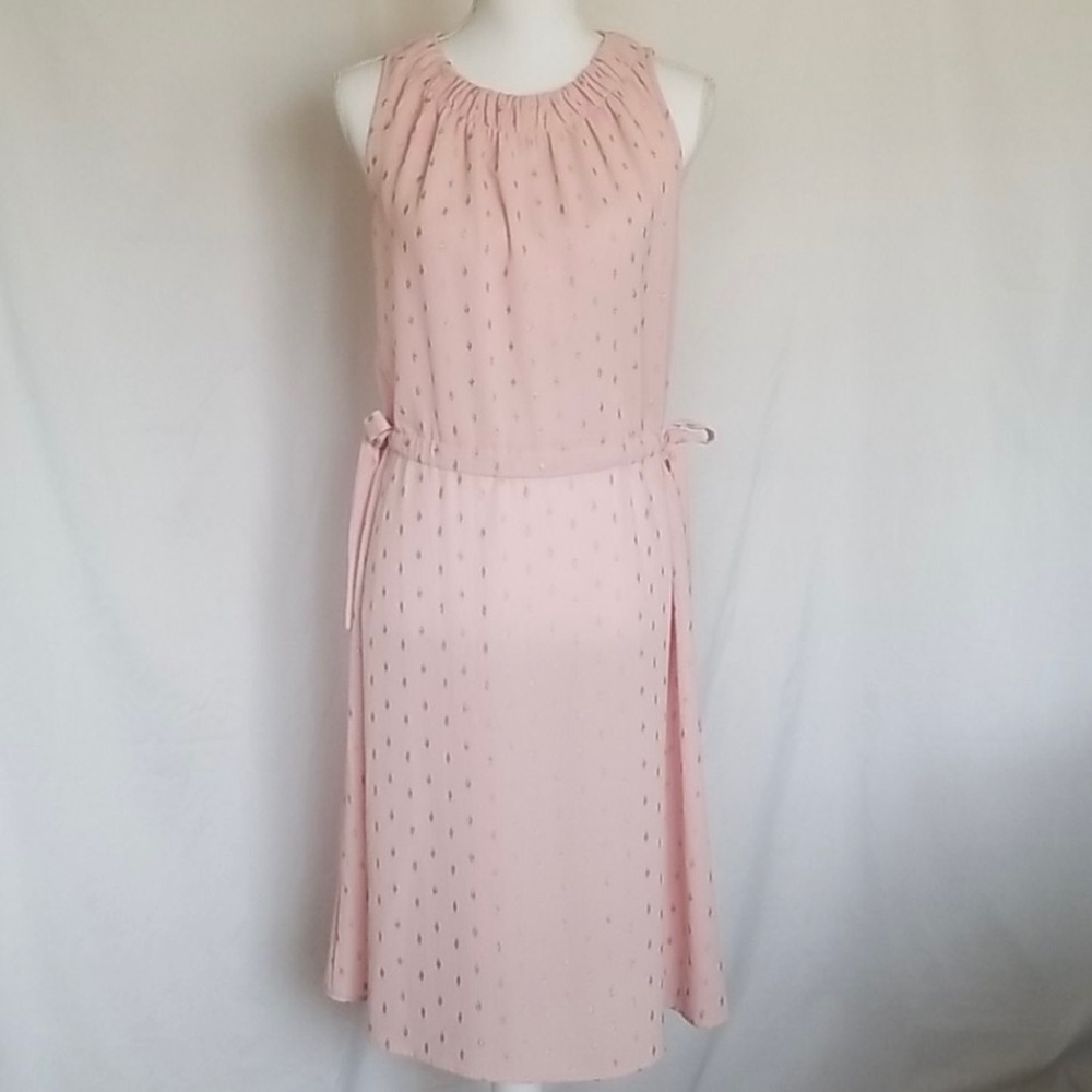 Juicy Couture Pink Ruched Halter Midi Dress